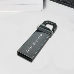 Kendin Tasarla Black Metal USB Flash Bellek | 32 GB